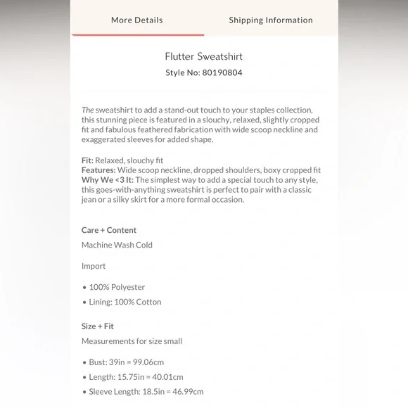 Free People Flutter Sweatshirt - Picture 3 of 3